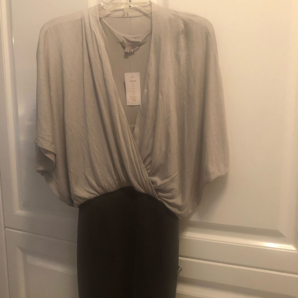 Two tone grey Helmut Lang Dress, tag on